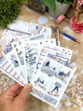 Load image into Gallery viewer, January Winter Haze - POCKET Mini Weekly Kit Planner stickers