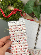 Load image into Gallery viewer, Vintage themed Holiday Christmas Swags sheet - planner stickers          (T-250-7)