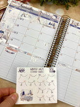 Load image into Gallery viewer, Winter Haze Corner Swags planner Christmas stickers          (S-141-2)