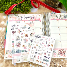 Load image into Gallery viewer, February Warm Hearts Deco sheet - planner stickers          (S-109-69)