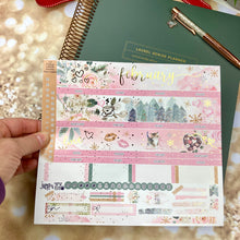 Load image into Gallery viewer, February Warm Hearts FOIL -for Laurel Denise Planner stickers -Scout/Portrait, Anne/Vertical, Nancy/Horizontal, Small/Mini