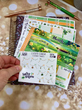 Load image into Gallery viewer, New Release March Lucky Charm Corner Swags planner stickers          (S-141-4)