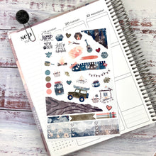 Load image into Gallery viewer, Campfire JOURNAL sheet - planner stickers          (S-132-11)