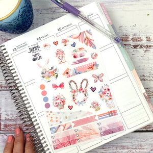 Spring Bouquet JOURNAL sheet - planner stickers          (S-132-15)