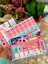Load image into Gallery viewer, August Sunset in Paradise -for Laurel Denise Planner stickers -Scout/Portrait, Anne/Vertical, Nancy/Horizontal, Rose/Project &amp; Mini