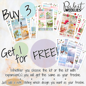 May Spring Bouquet - POCKET Mini Weekly Kit Planner stickers