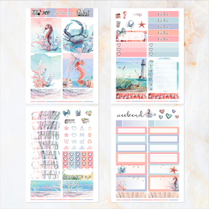 Sea Treasures - POCKET Mini Weekly Kit Planner stickers