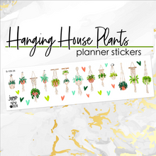 Load image into Gallery viewer, Hanging House Plants - planner stickers          (S-109-34)