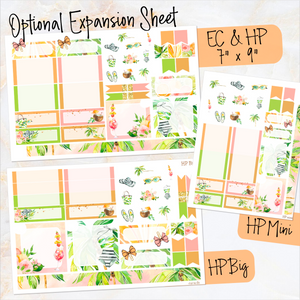 August Sunkissed Summer FOILED monthly - Erin Condren Vertical Horizontal 7"x9", Happy Planner Classic, Mini & Big