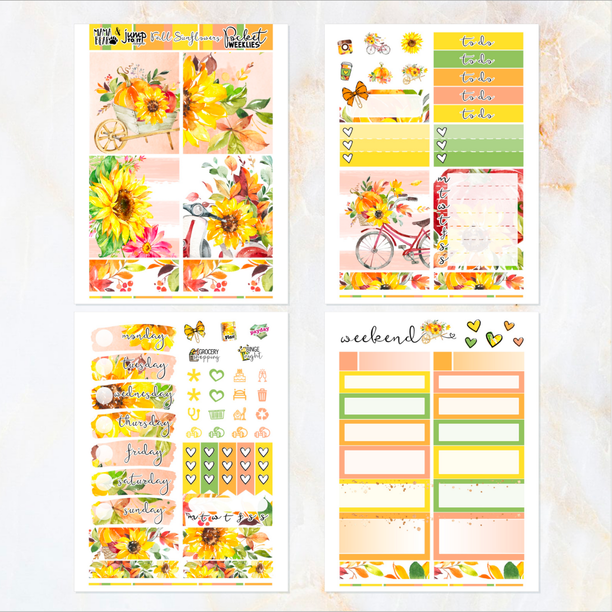 January New Year's Eve '24 - POCKET Mini Weekly Kit Planner stickers – Jump  To It Designs