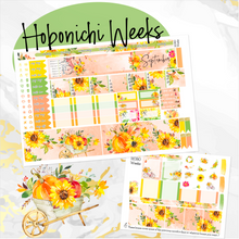 Load image into Gallery viewer, September Sunflowers monthly - Hobonichi Weeks personal planner