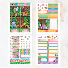 Load image into Gallery viewer, Autumn Pines - POCKET Mini Weekly Kit Planner stickers