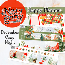 Load image into Gallery viewer, December Cozy Night Christmas - The Nitty Gritty Monthly - Happy Planner Classic