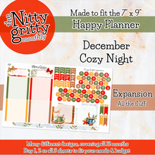 Load image into Gallery viewer, December Cozy Night Christmas - The Nitty Gritty Monthly - Happy Planner Classic