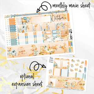 October Autumn Harmony monthly - Hobonichi Weeks personal planner