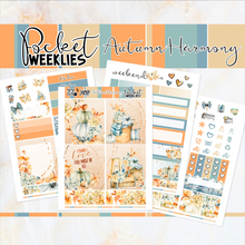 Load image into Gallery viewer, October Autumn Harmony - POCKET Mini Weekly Kit Planner stickers