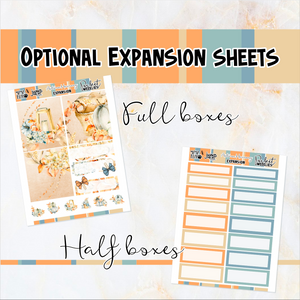 October Autumn Harmony - POCKET Mini Weekly Kit Planner stickers