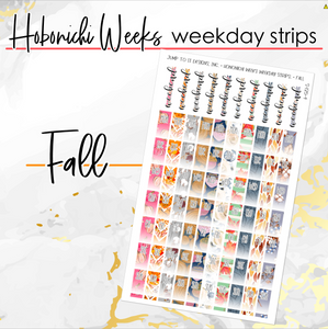 Hobonichi Weeks Weekday Strips & Weekend banner         (S-135+)