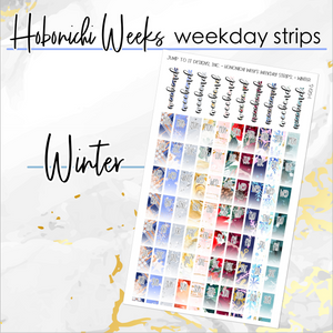 Hobonichi Weeks Weekday Strips & Weekend banner         (S-135+)