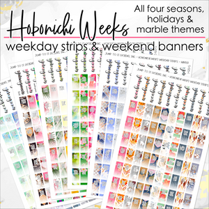 Hobonichi Weeks Weekday Strips & Weekend banner         (S-135+)