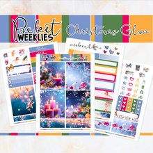 Load image into Gallery viewer, December Christmas Glow - POCKET Mini Weekly Kit Planner stickers