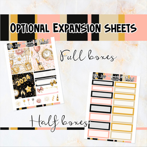 New Year’s Eve ’24 - POCKET Mini Weekly Kit Planner stickers