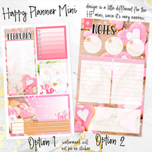 Load image into Gallery viewer, February Valentine Love Notes monthly sticker - Erin Condren Vertical Horizontal 7&quot;x9&quot;, Happy Planner Classic, Mini &amp; Big