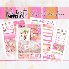 Load image into Gallery viewer, Valentine Love - POCKET Mini Weekly Kit Planner stickers