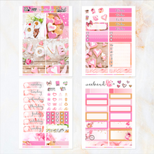 Load image into Gallery viewer, February Valentine Love - POCKET Mini Weekly Kit Planner stickers