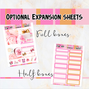 Valentine Love - POCKET Mini Weekly Kit Planner stickers