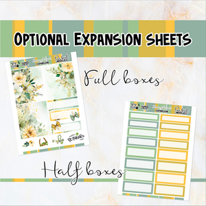 Dreamy Floral - POCKET Mini Weekly Kit Planner stickers