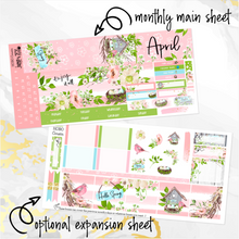 Load image into Gallery viewer, April Spring Whisper monthly - Hobonichi Cousin A5 personal planner