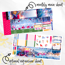 Load image into Gallery viewer, December Christmas Glow monthly - Hobonichi Cousin A5 personal planner