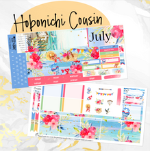 Load image into Gallery viewer, July Seaside 4th monthly - Hobonichi Cousin A5 personal planner