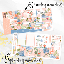 Load image into Gallery viewer, May Peachy Blue monthly - Hobonichi Cousin A5 personal planner