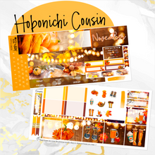 Load image into Gallery viewer, November Harvest Glow monthly - Hobonichi Cousin A5 personal planner