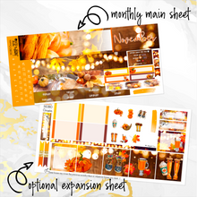 Load image into Gallery viewer, November Harvest Glow monthly - Hobonichi Cousin A5 personal planner