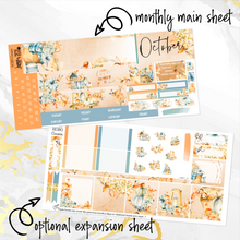 Load image into Gallery viewer, October Autumn Harmony monthly - Hobonichi Cousin A5 personal planner