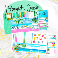 Load image into Gallery viewer, August Aloha monthly - Hobonichi Cousin A5 personal planner