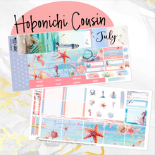 Load image into Gallery viewer, July Sea Treasures monthly - Hobonichi Cousin A5 personal planner
