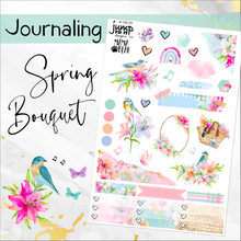 Load image into Gallery viewer, May Spring Bouquet JOURNAL sheet - planner stickers          (S-132-19)