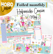 Load image into Gallery viewer, May Spring Bouquet &#39;24 FOILED monthly - Hobonichi Cousin A5 personal planner