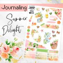 Load image into Gallery viewer, June Spring Bouquet JOURNAL sheet - planner stickers          (S-132-20)