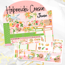 Load image into Gallery viewer, June Spring Bouquet monthly - Hobonichi Cousin A5 personal planner