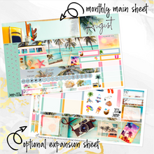 Load image into Gallery viewer, August Summer Dreams monthly - Hobonichi Cousin A5 personal planner