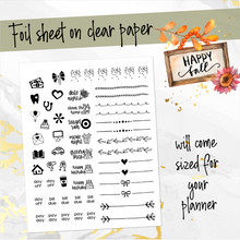 Load image into Gallery viewer, November Thanksgiving Bliss &#39;24 FOILED monthly - Erin Condren Vertical Horizontal 7&quot;x9&quot;, Happy Planner Classic, Mini &amp; Big