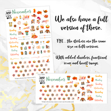 Load image into Gallery viewer, Monthly Planner Kits MINIs - Whole year 12 months Jan - Dec  (S-137 Mini)