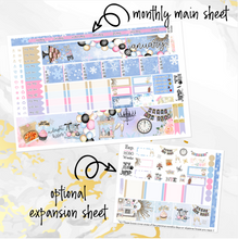 Load image into Gallery viewer, January Midnight Kisses NYE monthly - Hobonichi Weeks personal planner