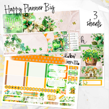 Load image into Gallery viewer, March Shamrock Dreams monthly - Erin Condren Vertical Horizontal 7&quot;x9&quot;, Happy Planner Classic, Mini &amp; Big