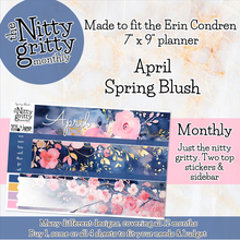 Load image into Gallery viewer, April Spring Blush - The Nitty Gritty Monthly - Erin Condren Vertical Horizontal